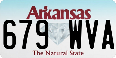 AR license plate 679WVA