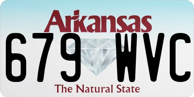 AR license plate 679WVC