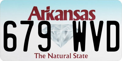 AR license plate 679WVD