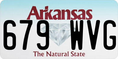 AR license plate 679WVG