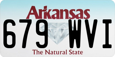 AR license plate 679WVI