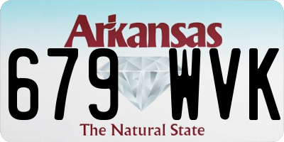 AR license plate 679WVK