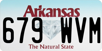 AR license plate 679WVM