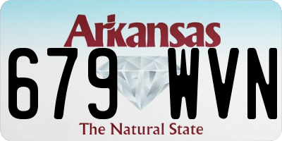 AR license plate 679WVN