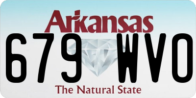 AR license plate 679WVO