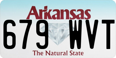 AR license plate 679WVT