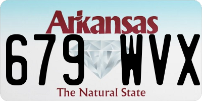 AR license plate 679WVX