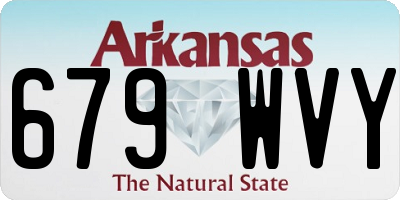 AR license plate 679WVY