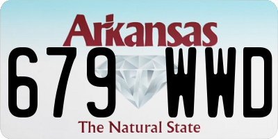 AR license plate 679WWD