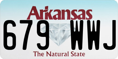 AR license plate 679WWJ