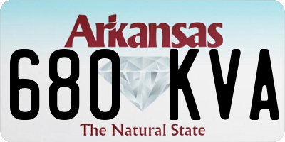 AR license plate 680KVA