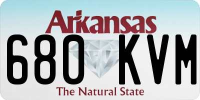 AR license plate 680KVM