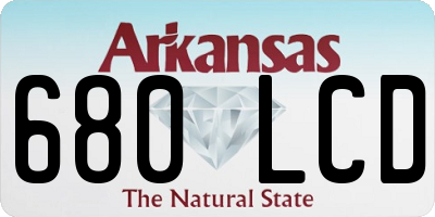 AR license plate 680LCD