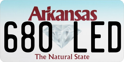 AR license plate 680LED