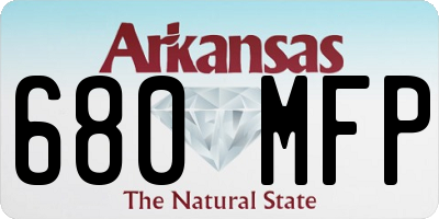 AR license plate 680MFP