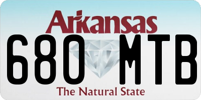 AR license plate 680MTB