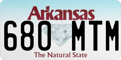 AR license plate 680MTM