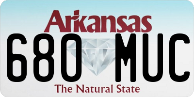 AR license plate 680MUC