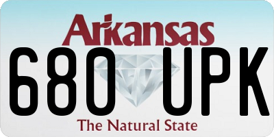 AR license plate 680UPK