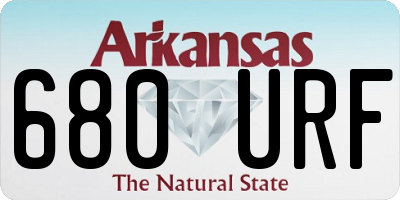 AR license plate 680URF