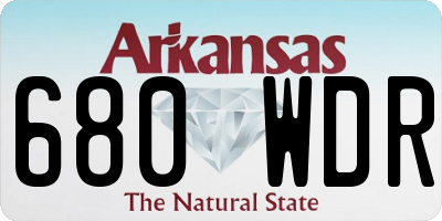 AR license plate 680WDR