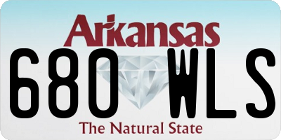 AR license plate 680WLS