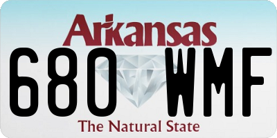 AR license plate 680WMF