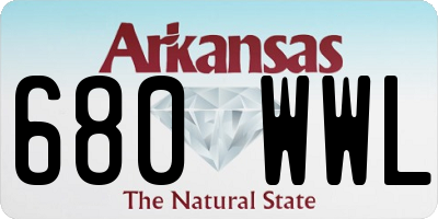 AR license plate 680WWL