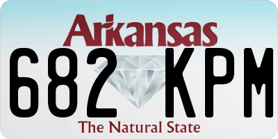 AR license plate 682KPM