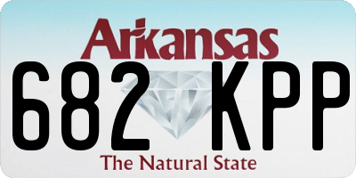 AR license plate 682KPP