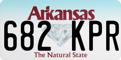 AR license plate 682KPR