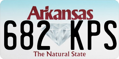 AR license plate 682KPS