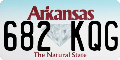 AR license plate 682KQG