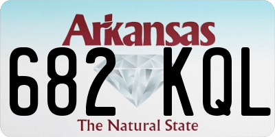 AR license plate 682KQL