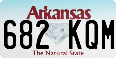 AR license plate 682KQM