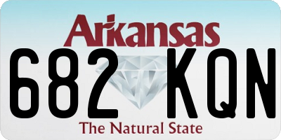 AR license plate 682KQN