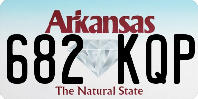 AR license plate 682KQP