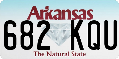 AR license plate 682KQU