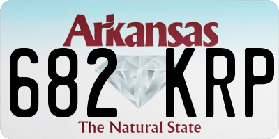 AR license plate 682KRP