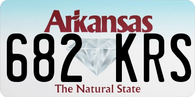 AR license plate 682KRS