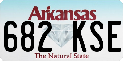 AR license plate 682KSE