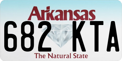 AR license plate 682KTA