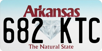 AR license plate 682KTC