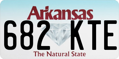 AR license plate 682KTE