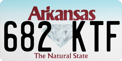 AR license plate 682KTF