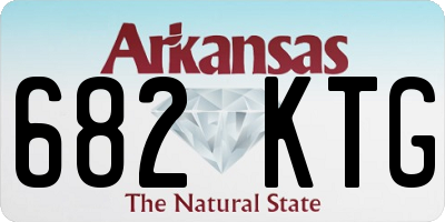 AR license plate 682KTG