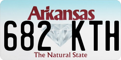 AR license plate 682KTH