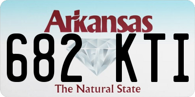 AR license plate 682KTI