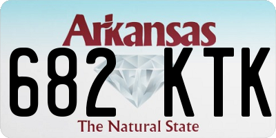 AR license plate 682KTK