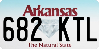 AR license plate 682KTL